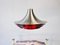 Lámpara colgante vintage de aluminio, años 60, Imagen 5
