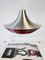Lámpara colgante vintage de aluminio, años 60, Imagen 9
