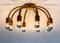 Lampada da parete con 8 braccia di Domus Leuchten, anni '60, Immagine 3