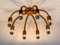 Wall Light with 8 Arms from Domus Leuchten, 1960s, Image 10