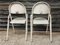Tavolo da giardino con sedie pieghevoli, anni '60, set di 3, Immagine 6