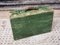 Vintage Green Wooden Trunk, 1950s 5