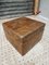Vintage Leather Pouf with Storage Space, 1980s, Image 6