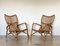 Bamboo and Rush Armchairs, 1970s, Set of 2 2