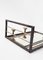 Vintage French Wall Rack with Mirror, 1950 5