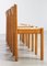 Französische Mid-Century Holz Chalet Stühle mit Stroh Sitzen, 6 . Set 3