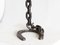 French Folk Art Chain Link Table Lamp, 1950s, Image 1