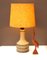 Vintage Danish Stoneware Pottery Table Lamp from Axella, 1970s 2