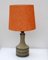 Vintage Danish Stoneware Pottery Table Lamp from Axella, 1970s 7