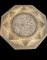 Mesa hexagonal de olmo y baldosa de arenisca de Barrois, años 50, Imagen 3