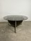 Space Age Aluminum and Smoked Glass Coffee Table, 1970s 4