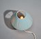Lampes de Chevet Bleues, Italie, 1950s, Set de 2 7