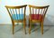Mid-Century German Modern Beech and Faux Leather Dining Chairs, 1950s, Set of 2 4