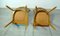 Mid-Century German Modern Beech and Faux Leather Dining Chairs, 1950s, Set of 2 5