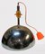 Space Age Chrome Ceiling Lamp, 1960s, Image 2