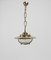 Lámpara colgante italiana vintage de latón, años 60, Imagen 1
