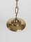 Vintage Italian Brass Pendant Lamp, 1960s 11