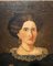 Amerikanischer Künstler, Porträt einer Distinguished Lady, 1800er, Öl auf Leinwand 11