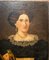 Amerikanischer Künstler, Porträt einer Distinguished Lady, 1800er, Öl auf Leinwand 4
