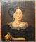 Amerikanischer Künstler, Porträt einer Distinguished Lady, 1800er, Öl auf Leinwand 1