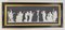 Schwarzes englisches Wedgwood Jaspis Plakette mit Herkules, 1890er 1