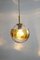 Lámpara colgante Doria era espacial de vidrio de Doria Leuchten, años 60, Imagen 4