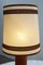 Lámpara de mesa Mid-Century de cuero de Charlotte Waver, años 60, Imagen 4