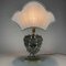 Silvered Copper Table Lamps with Fans, 1970s, Set of 2, Image 8