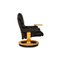 Reno Leather Armchair in Black from Stressless 7