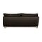 5600 Leather Three-Seater Anthracite Dark Grey Sofa from Rolf Benz 9