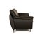 5600 Leather Three-Seater Anthracite Dark Grey Sofa from Rolf Benz 8