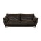 5600 Leather Three-Seater Anthracite Dark Grey Sofa from Rolf Benz 1