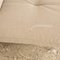 Sofá cama de dos plazas de tela gris claro de Brühl Quint, Imagen 4