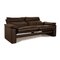 Just Relax JR960 Bari Leather Two-Seater Sofa in Dark Brown from Erpo 3