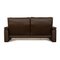 Sofá de dos plazas Just Relax JR960 Bari de cuero marrón oscuro de Erpo, Imagen 9