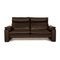 Sofá de dos plazas Just Relax JR960 Bari de cuero marrón oscuro de Erpo, Imagen 1