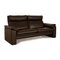 Just Relax JR960 Bari Leather Two-Seater Sofa in Dark Brown from Erpo 7