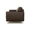 Leather Two-Seater Brown Sofabed from Christine Kröncke 10
