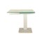 Bacher Glass Dining Table in Silver 9