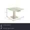 Bacher Glass Dining Table in Silver 2