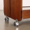 Vintage Service Trolley in Walnut & Glass, Italy, 1970s 6