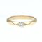 Facette Ring with 1P Diamond in Pink Gold from Boucheron 1