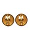 Boucles d'Oreilles Clip-On CC Matelassées de Chanel, Set de 2 1