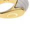 Tronchetto White Ceramic Ring in 18k Yellow Gold from Bvlgari 8
