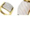 Tronchetto White Ceramic Ring in 18k Yellow Gold from Bvlgari 10