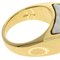 Tronchetto White Ceramic Ring in 18k Yellow Gold from Bvlgari 5