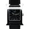 Quartz Stainless Steel and Leather Watch from Hermès, Image 4