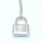 Cadena Lock Necklace with Key Motif in Silver 925 from Tiffany & Co. 4