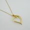 Yellow Gold Leaf Necklace from Tiffany & Co., Image 2
