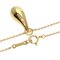 Gelbgoldene Teardrop Halskette von Tiffany & Co. 2